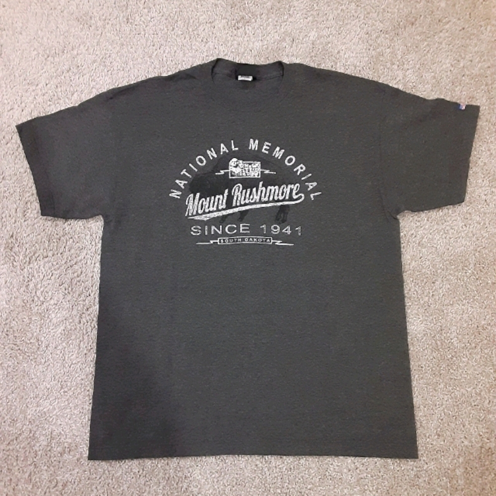 Mount Rushmore Memorial Grey T Shirt